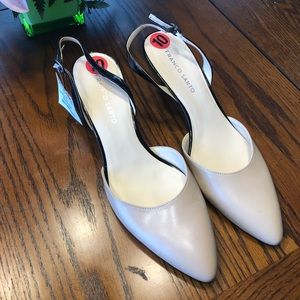 Franco sarto tan and black shoe